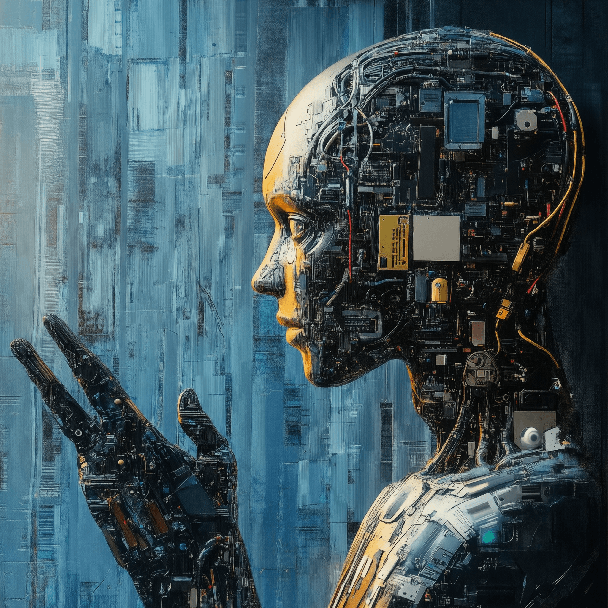 A visual representation of Official Intelligence and AI working together